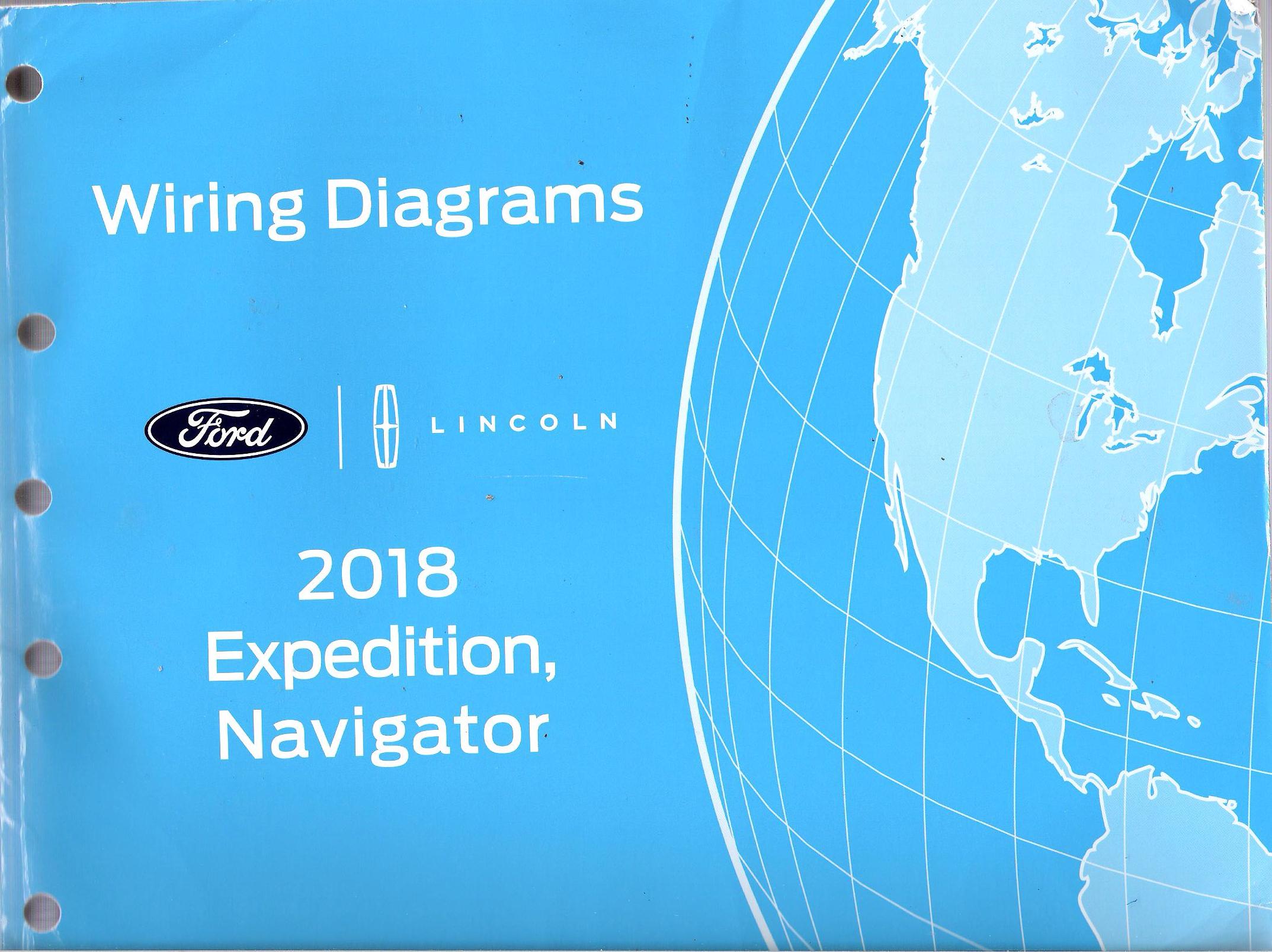 2018 Ford Lincoln Expedition Navigator Factory Wiring Diagrams